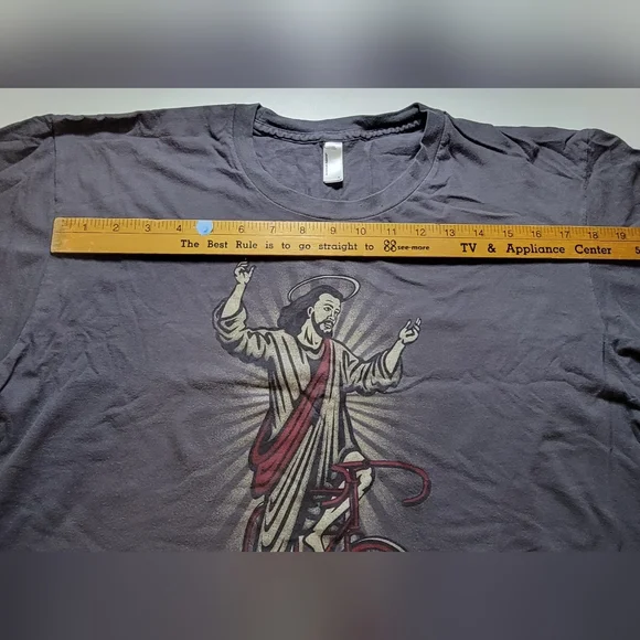Jesus Rides a Fixie 🚲tee - Picture 5 of 6